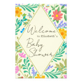 Honingbij, lieveheersbeestje, vlinder, libel & blo foto afdruk (Voorkant)