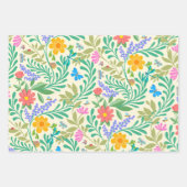 Honingbij, lieveheersbeestje, vlinder, libel & blo inpakpapier vel (Voorkant)