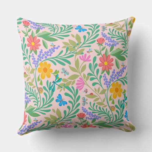 Honingbij, lieveheersbeestje, vlinder, libel & blo kussen (Achterkant)