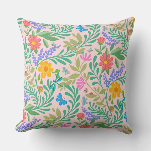 Honingbij, lieveheersbeestje, vlinder, libel & blo kussen (Voorkant)