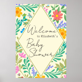 Honingbij, Lieveheersbeestje, Vlinder, Libel & Blo Poster