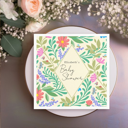 Honingbij, Lieveheersbeestje, Vlinder, Libel & Blo Servet