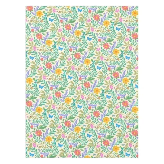 Honingbij, Lieveheersbeestje, Vlinder, Libel & Blo Tafelkleed (Voorkant)