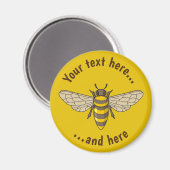 Honingbij Magneet (Voorkant / Achterkant)