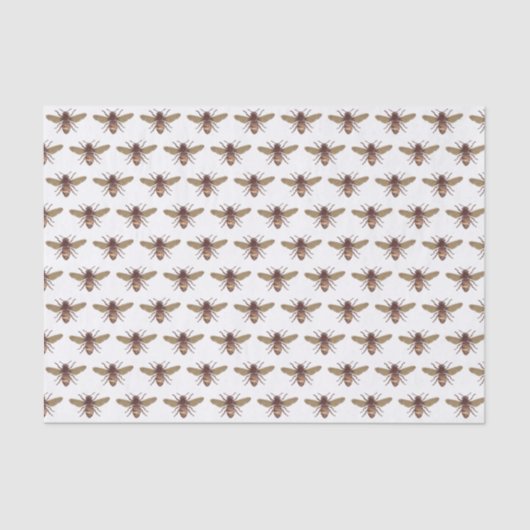  honingbij met patronen geschenkwikkel tissuepapie tissuepapier (Voorkant)