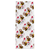 Honingbij Mine Honingbijen Valentijn Wijn Cadeautas (Achterkant)