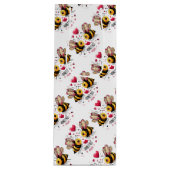 Honingbij Mine Honingbijen Valentijn Wijn Cadeautas (Voorkant)