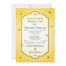 Honingbij Moeder aan Bijen Baby shower