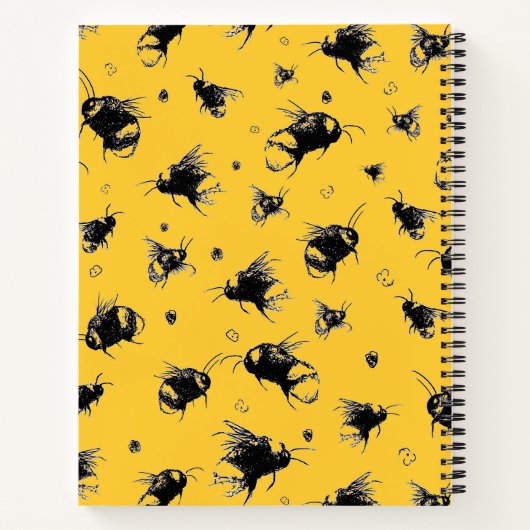 Honingbij Notitieboek cadeau voor moeder of bijenl (Achterkant)