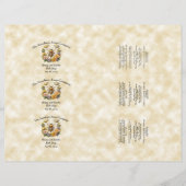 Honingbij op faux perkament papier zeep buik band (Voorkant)