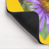Honingbij op Herfst Asters Heart Muismat (Hoek)