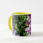 Honingbij op Spring Lilacs Mok (Voorkant links)