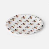 Honingbij Papieren Bordje (Gekanteld)