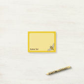 Honingbij Post-it® Notes (Op bureau)