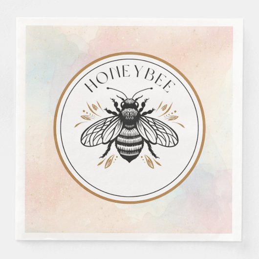 Honingbij Servet (Voorkant)