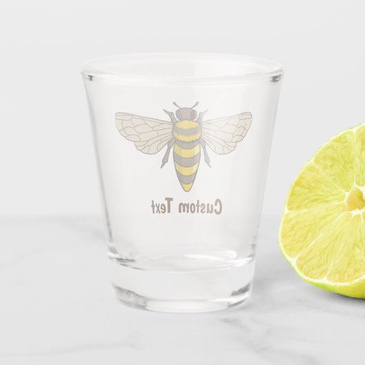 Honingbij Shot Glas (Achterkant)