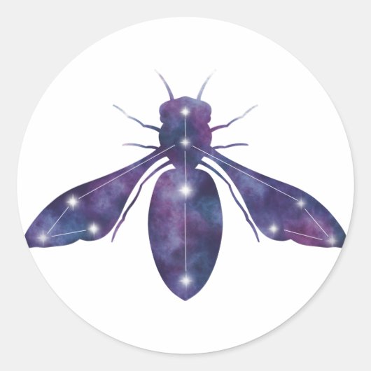 honingbij-sterrenbeeld Sticker (Voorkant)