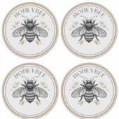 Honingbij Sticker (Voorkant)