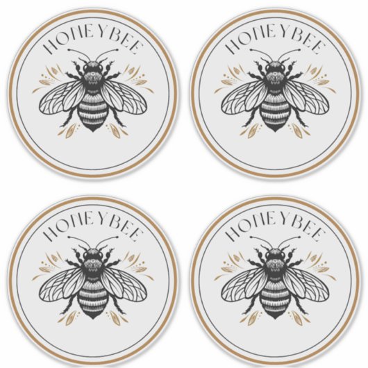 Honingbij Sticker (Voorkant)