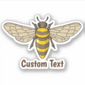 Honingbij Sticker (Voorkant)