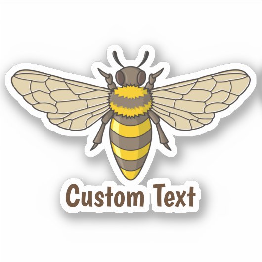 Honingbij Sticker (Voorkant)