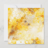 honingbij | Suikerbij | Orchidee Gender Reveal Kaart (Achterkant)