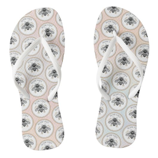 Honingbij Teenslippers (Voetbed)