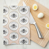 Honingbij Theedoek (Quarter Fold)