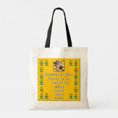 Honingbij Tote Tas (Achterkant)