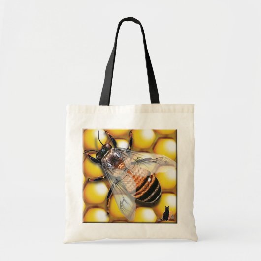 Honingbij Tote Tas (Voorkant)