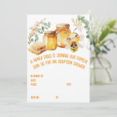 Honingbij Uitnodiging (Staand voorkant)