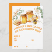 Honingbij Uitnodiging (Voorkant / Achterkant)