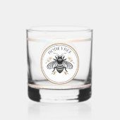 Honingbij Whisky Glas (Achterkant)
