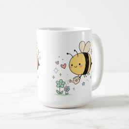 Honingbij Wilde Bloemen Bestuiver voor Tuiniers Koffiemok
