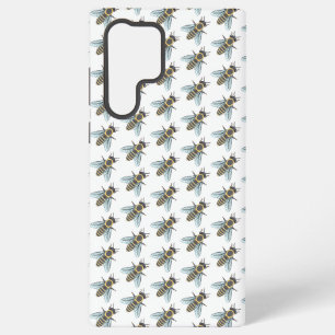 Honingbij (wit) - Samsung Case Galaxy Hoesje