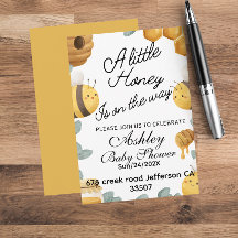 Honingbij Zomer Baby Shower Thema's