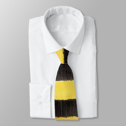 Honingbij zwart goud geel stropdas (Gebonden)