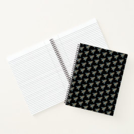 Honingbij (zwart) - Spiraal Notebook Notitieboek