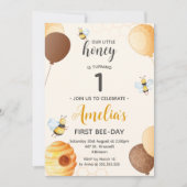 Honingbijen 1e verjaardag kaart (Voorkant)