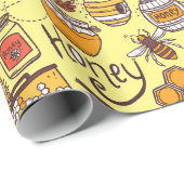 Honingbijen Apiary Floral Gift Cadeaupapier (Rol Hoek)