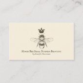 Honingbijen Apiary honeycomb crown Visitekaartje (Voorkant)