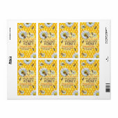 Honingbijen Apiary Wildflower Honey Bees Flowers J Etiket (Full Sheet)