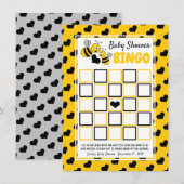 Honingbijen, Baby shower Bingo (Voorkant / Achterkant)