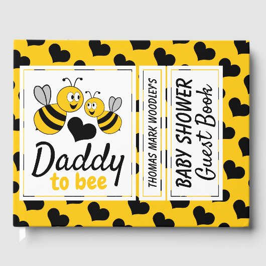 Honingbijen, Baby shower Gastenboek (Voorkant)
