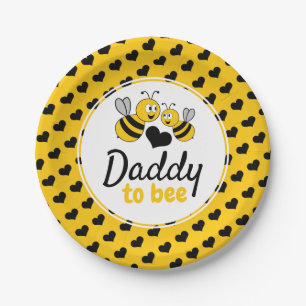 Honingbijen, Baby shower Papieren Bordje