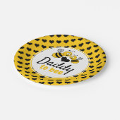 Honingbijen, Baby shower Papieren Bordje (Gekanteld)