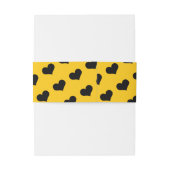 Honingbijen, Baby shower Uitnodigingen Wikkel (Achterkant Voorbeeld)