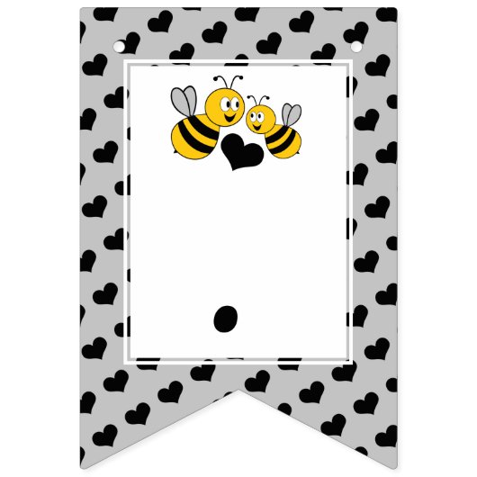 Honingbijen, Baby shower Vlaggetjes (Tweede vlag)