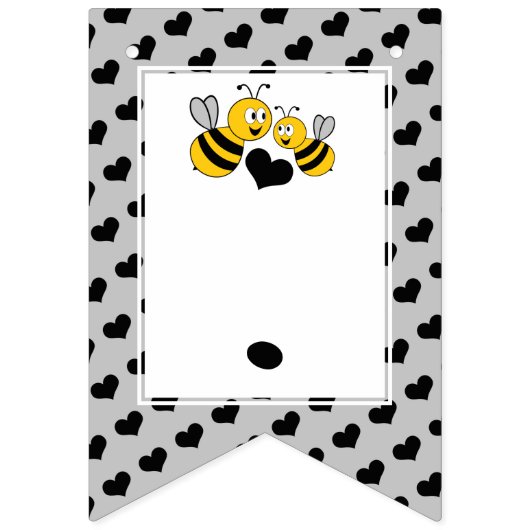 Honingbijen, Baby shower Vlaggetjes (Tweede vlag)