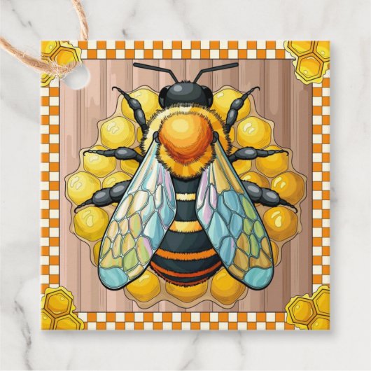 Honingbijen Bedankjes Labels (Voorkant)